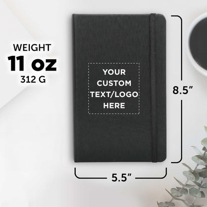 Optima Premium Hardcover Journal - 5.5x8.5, Customizable, 24-Pack