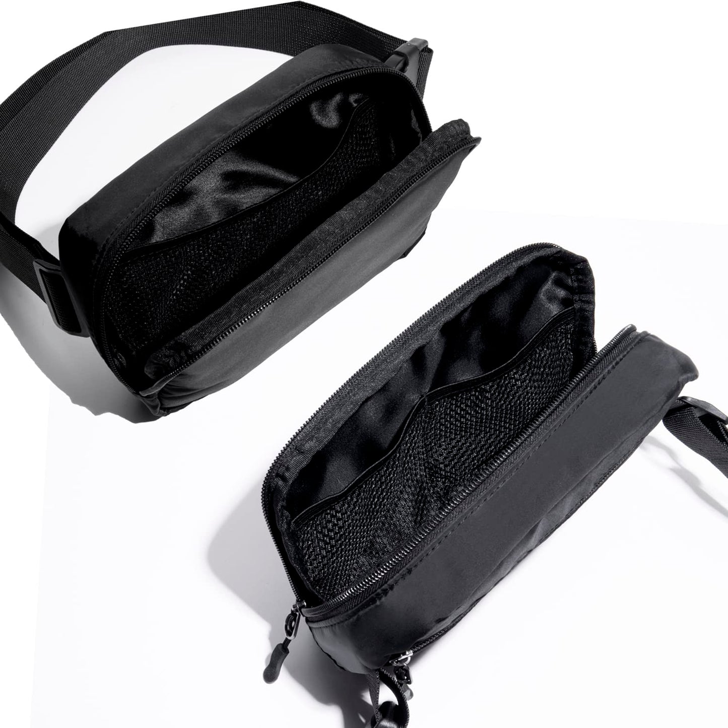 Optima Premium Large Belt Bag - Versatile Fanny Pack with 3 Pockets