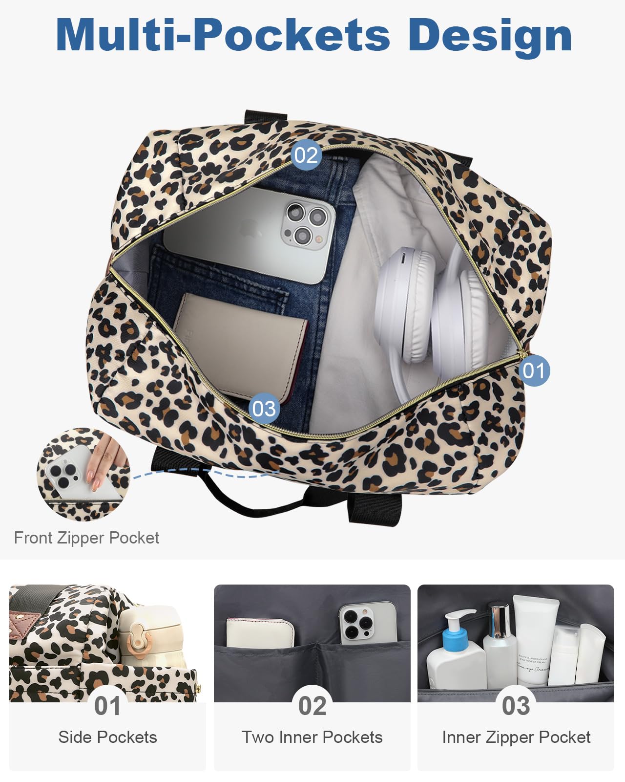 Optima Premium Waterproof Duffle Bag - Medium Weekender & Gym Bag