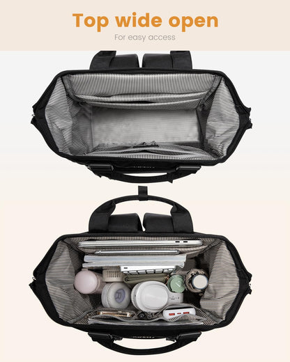 Optima Women's 15.6 Inch Laptop Backpack - Travel & Work Ready