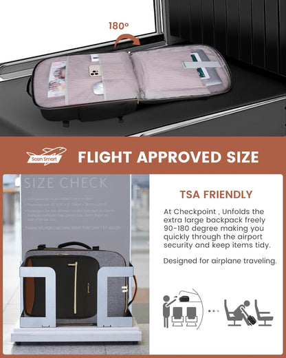 Optima Premium Travel Backpack - Large, Versatile Carry-On Essentials