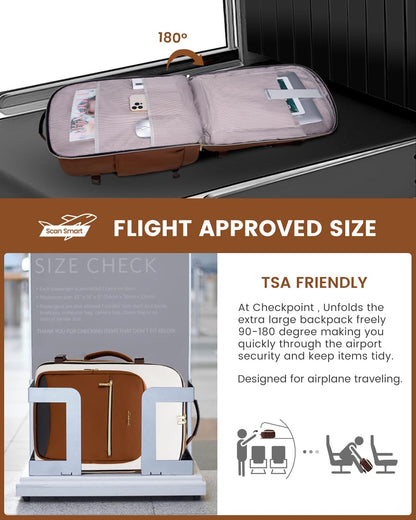 Optima Travel Backpack - Large Versatile Carry-On for All Essentials