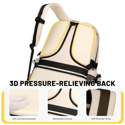 Optima Multi-Pocket Water Resistant Backpack for 15.6" Laptop