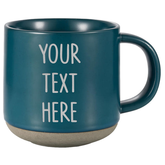 Optima Personalized Ceramic Coffee Mug - 12 oz Customizable Gift