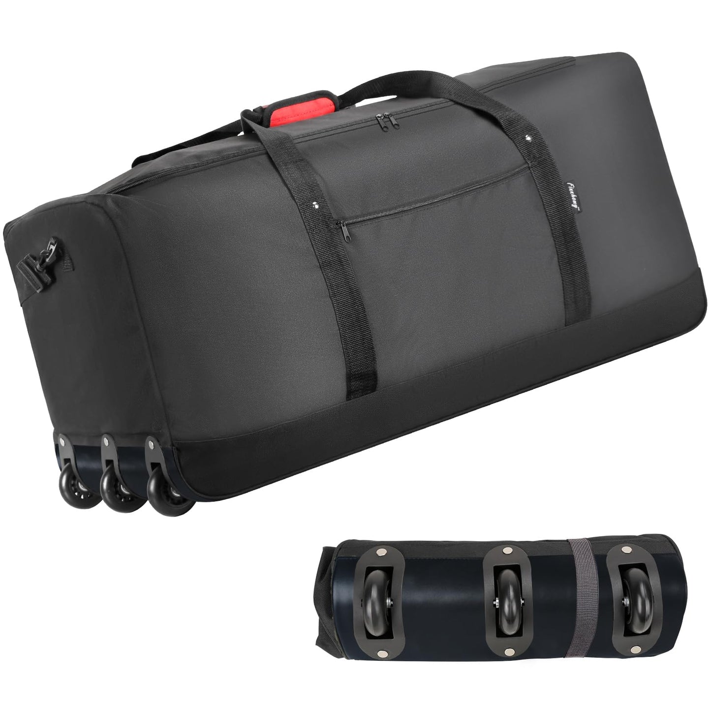 Optima Premium 120L Rolling Duffel Bag - Lightweight & Durable