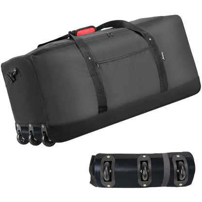Optima Premium 120L Rolling Duffel Bag - Lightweight & Durable