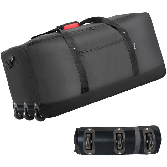 Optima Premium 120L Rolling Duffel Bag - Lightweight & Durable