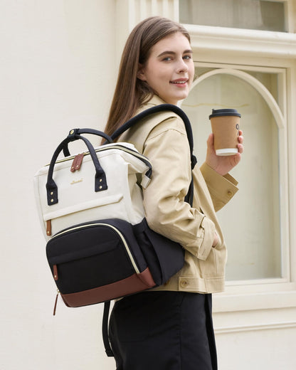 Optima Women's Laptop Backpack - 15.6 Inch, Stylish Work Purse