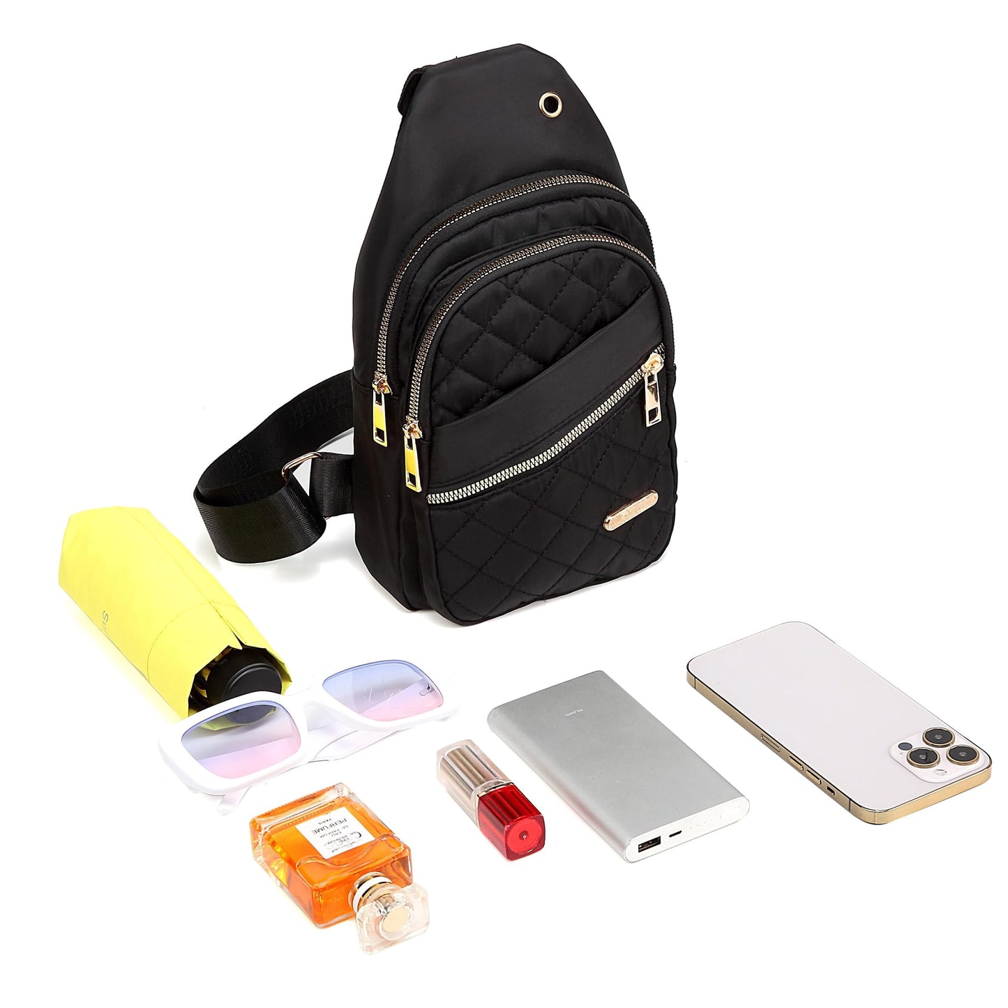 Optima Women's Crossbody Sling Backpack - Compact Daypack for Travel