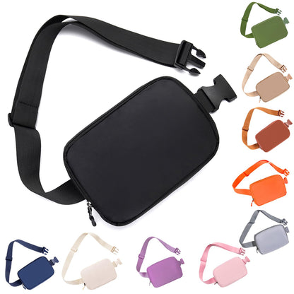 Optima Premium Large Belt Bag - Versatile Fanny Pack with 3 Pockets