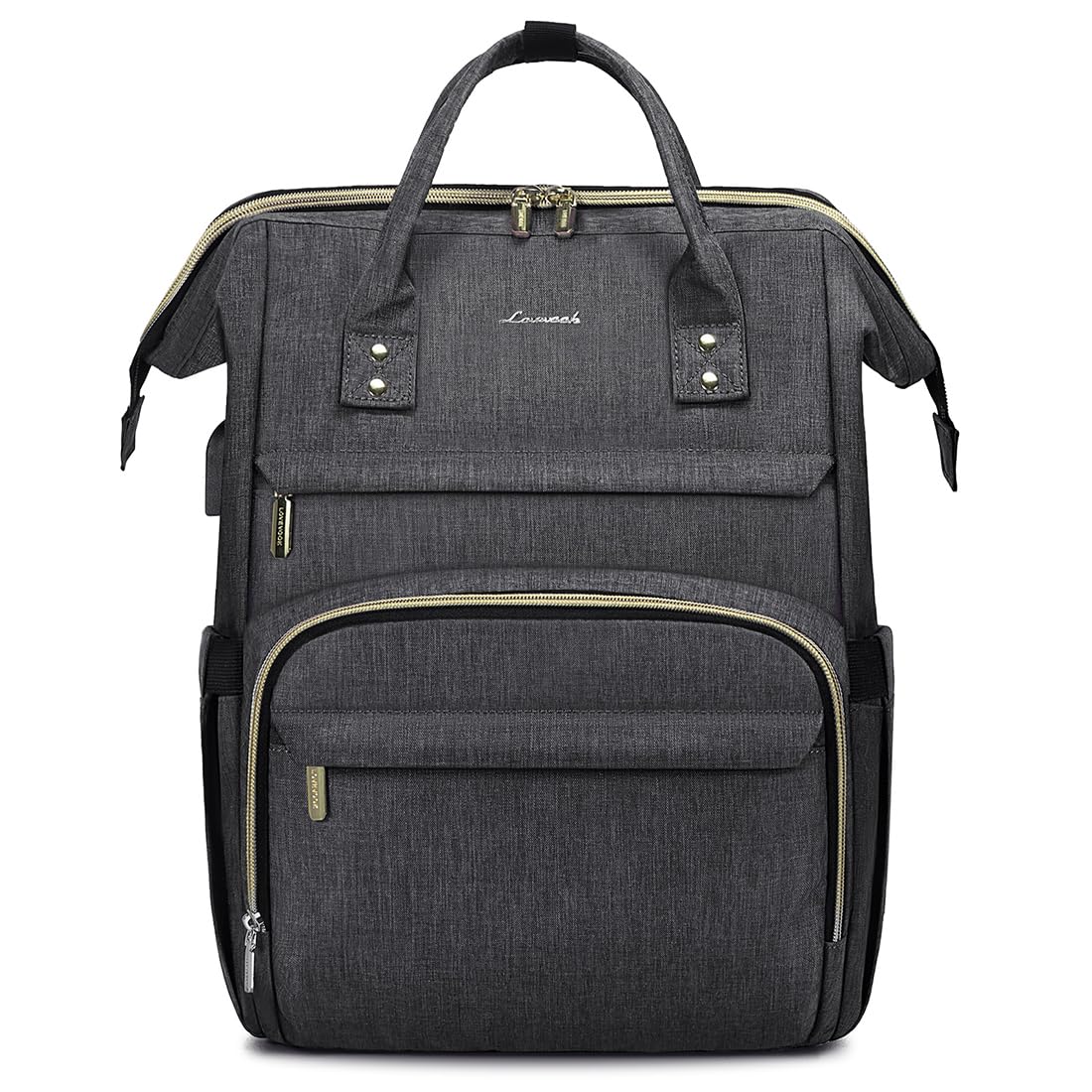 Optima Women's 15.6" Waterproof Laptop Backpack with Tumbler Holder