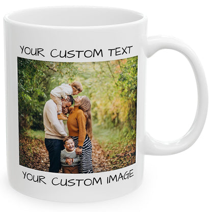 Optima Personalized Coffee Mug - Custom Photo Ceramic Design