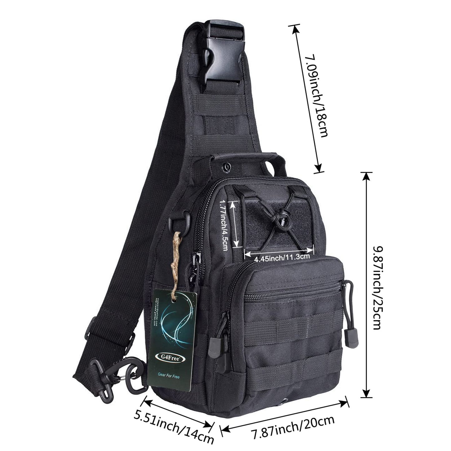 Optima Tactical Sling Backpack - Durable Outdoor Everyday Carry