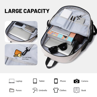 Optima Lightweight School Backpack - 7 Pocket Durable Design