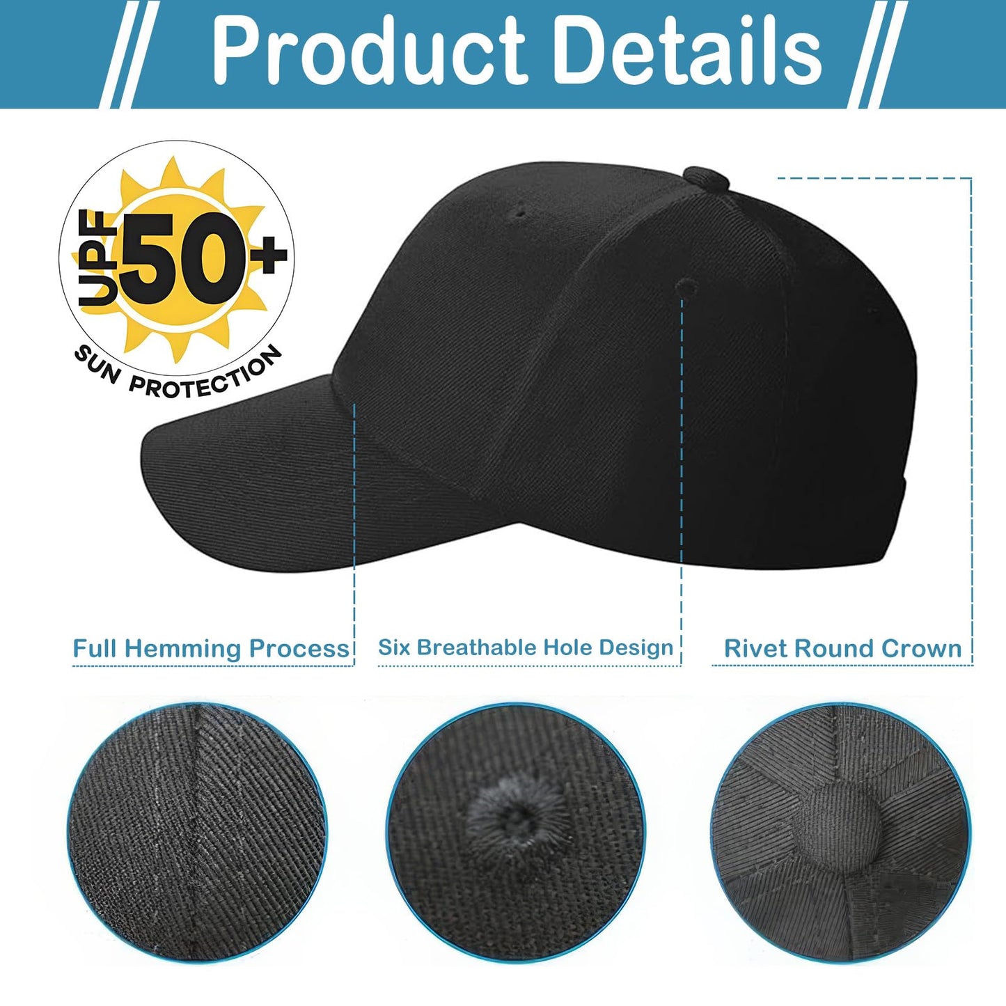Optima Adjustable Blank Trucker Hat - 20-Pack for Sublimation