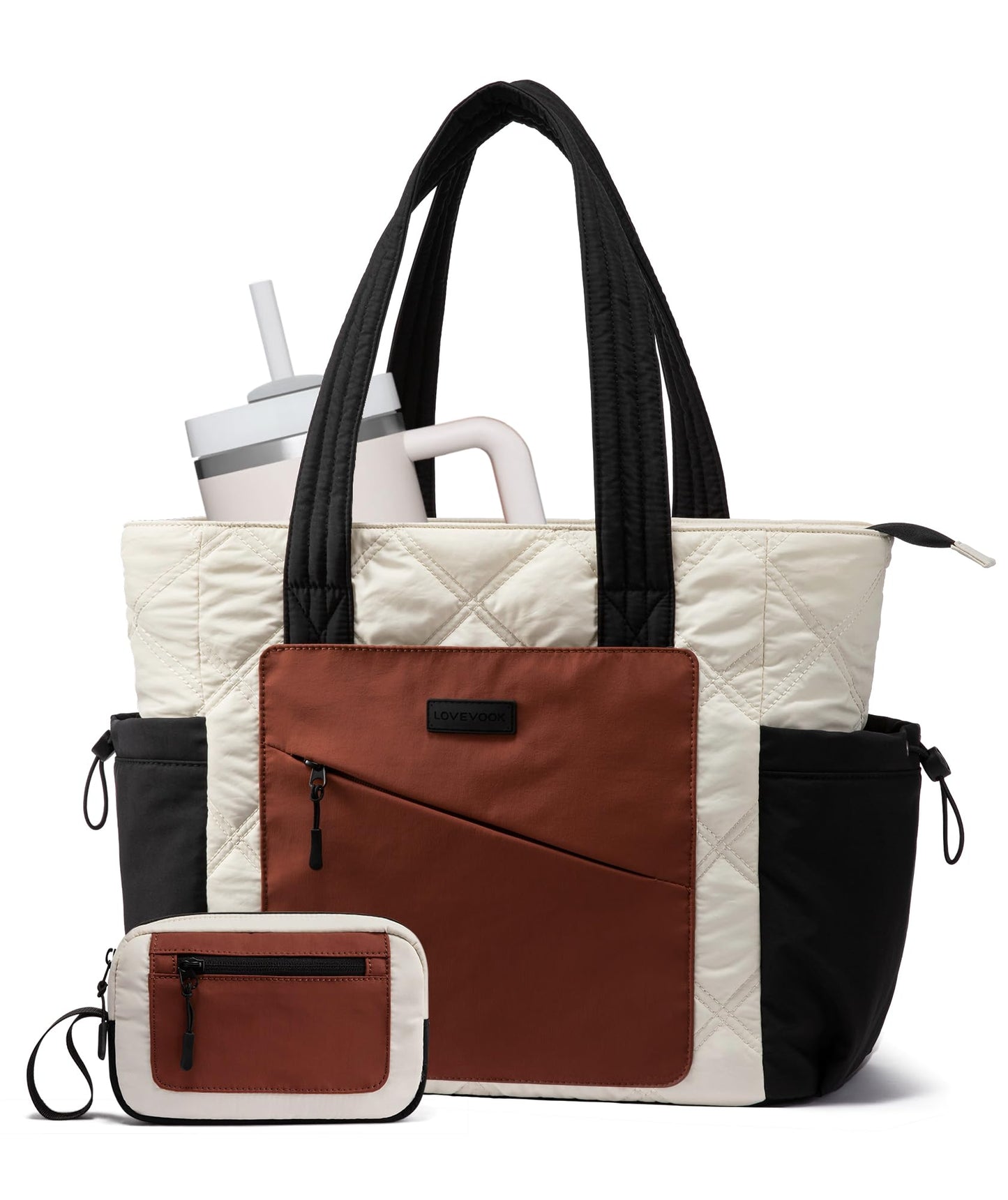 Optima Premium Quilted Tote Bag - Lightweight for Work & Travel
