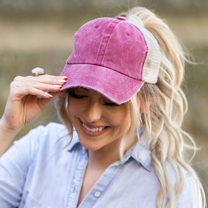 Optima Vintage Washed Baseball Cap - Distressed Dad Hat, Unisex