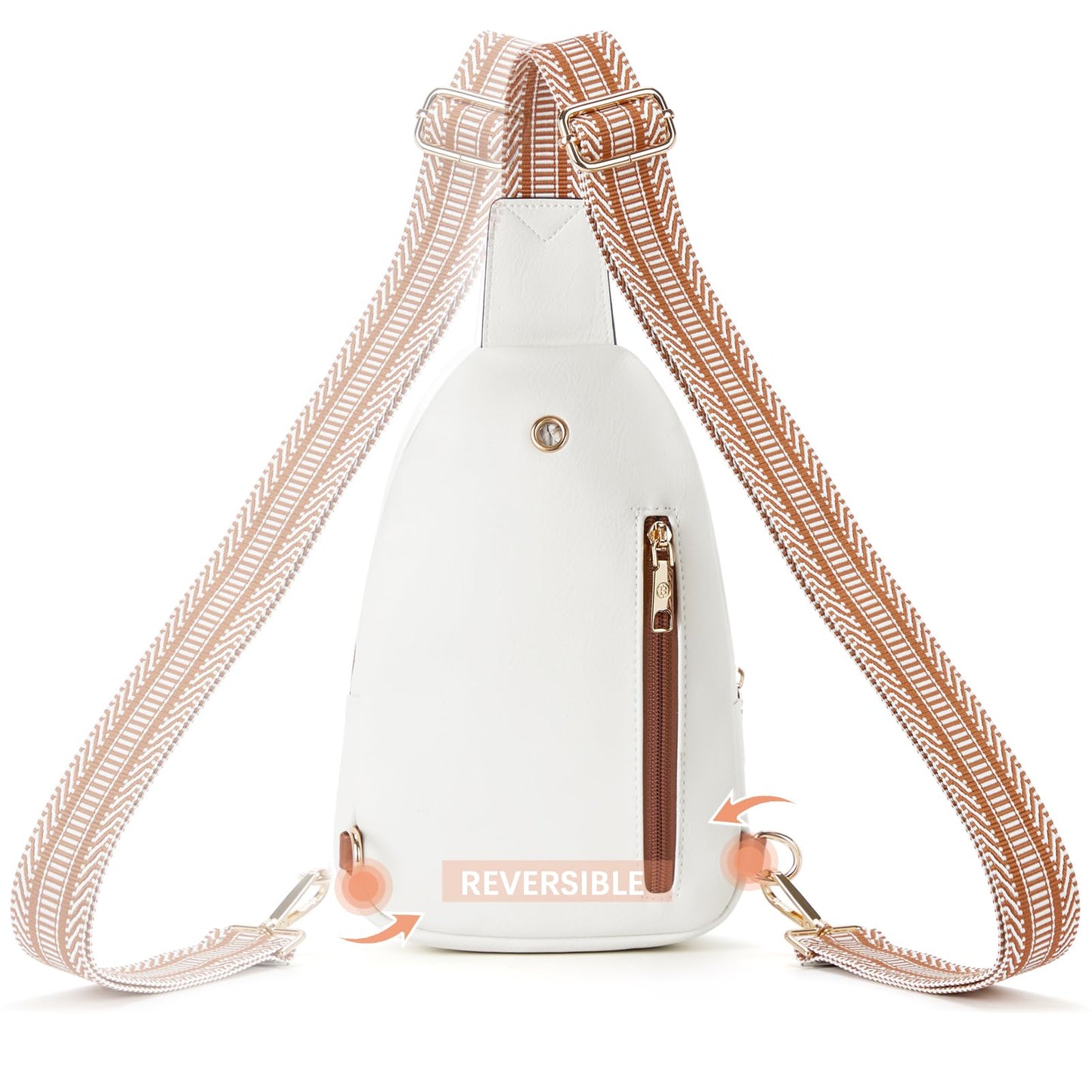 Optima Premium Leather Small Crossbody Sling Bag for Travel
