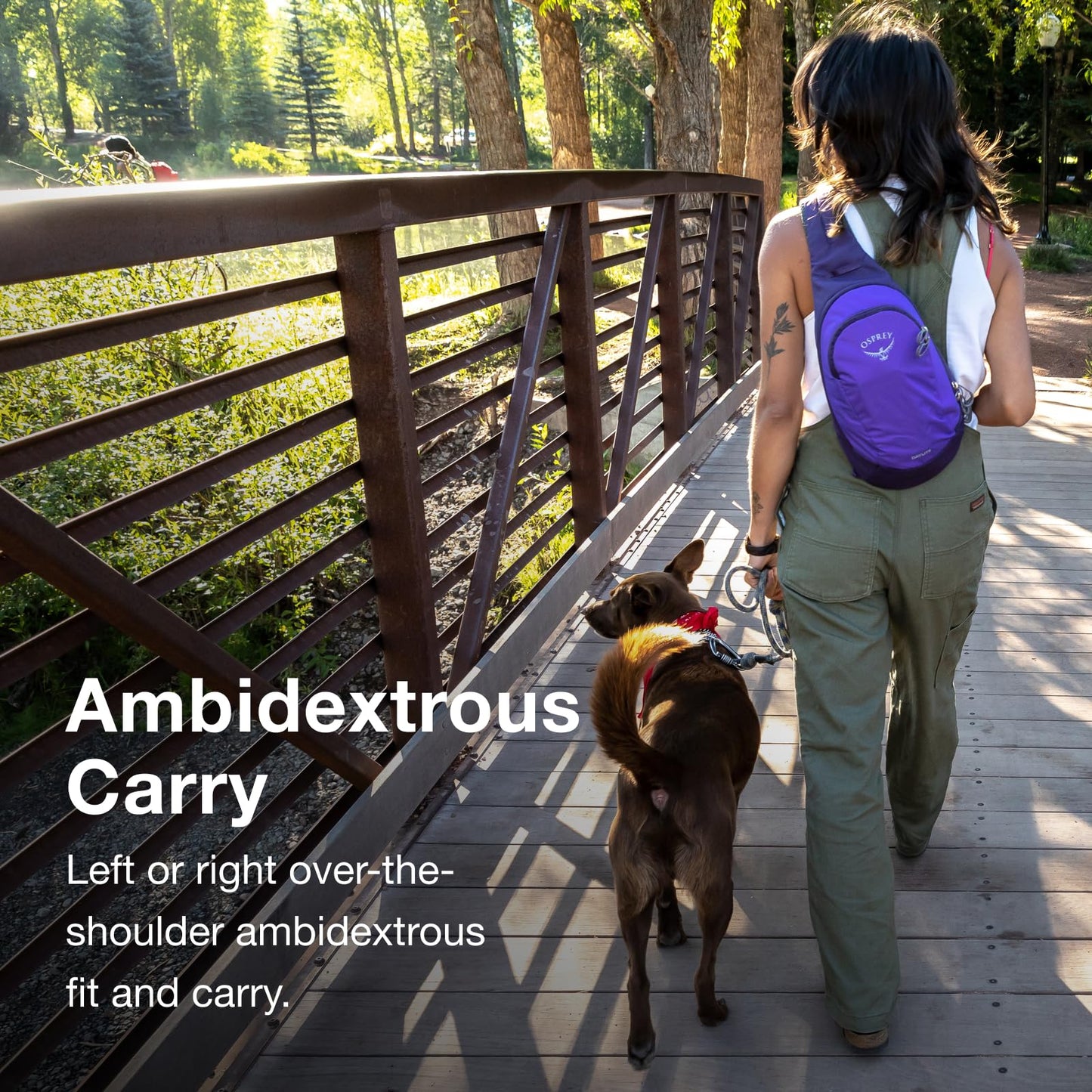 Optima Compact Crossbody Sling Backpack - Lightweight & Comfortable