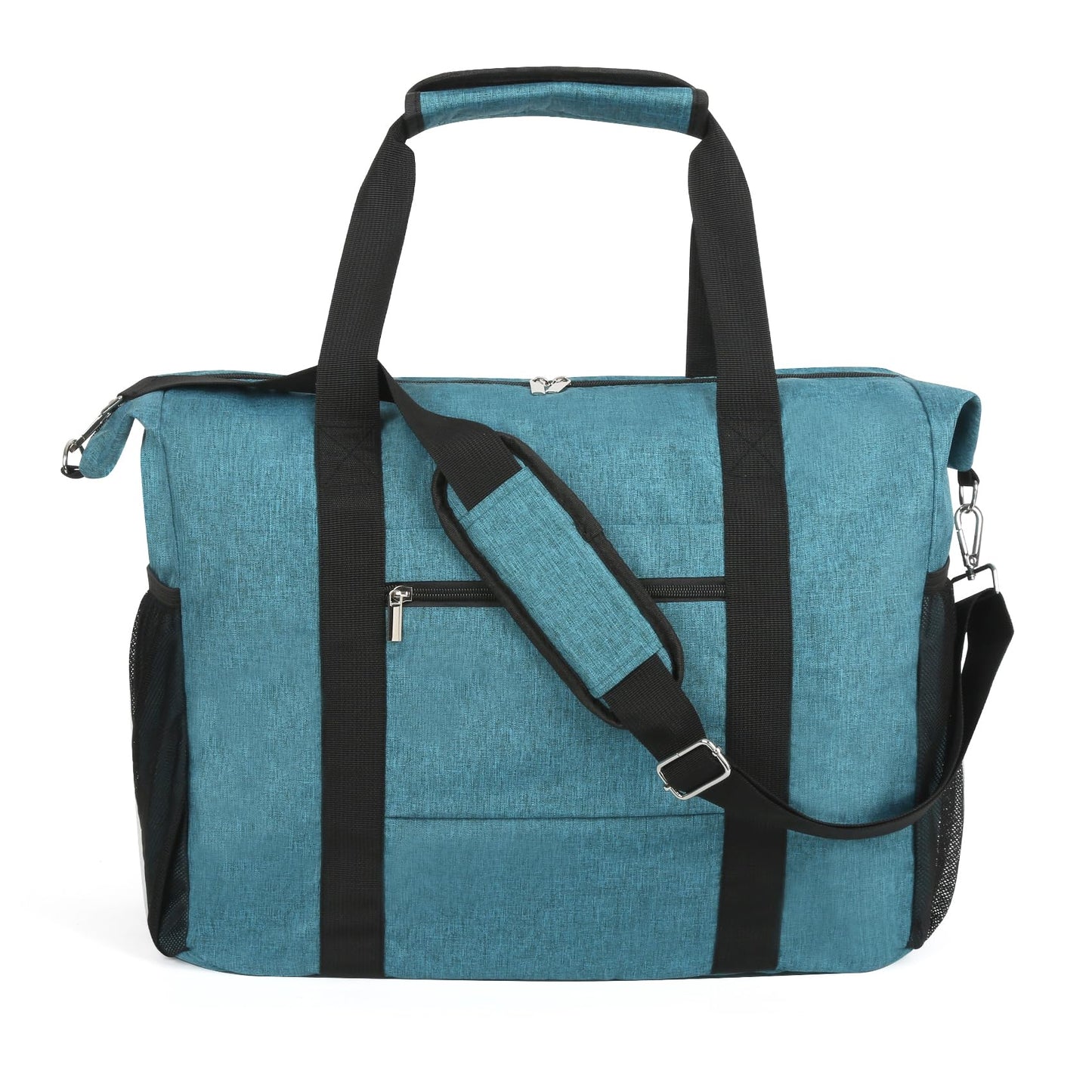 Optima Premium Travel Duffel Bag - Foldable, Waterproof, Blue