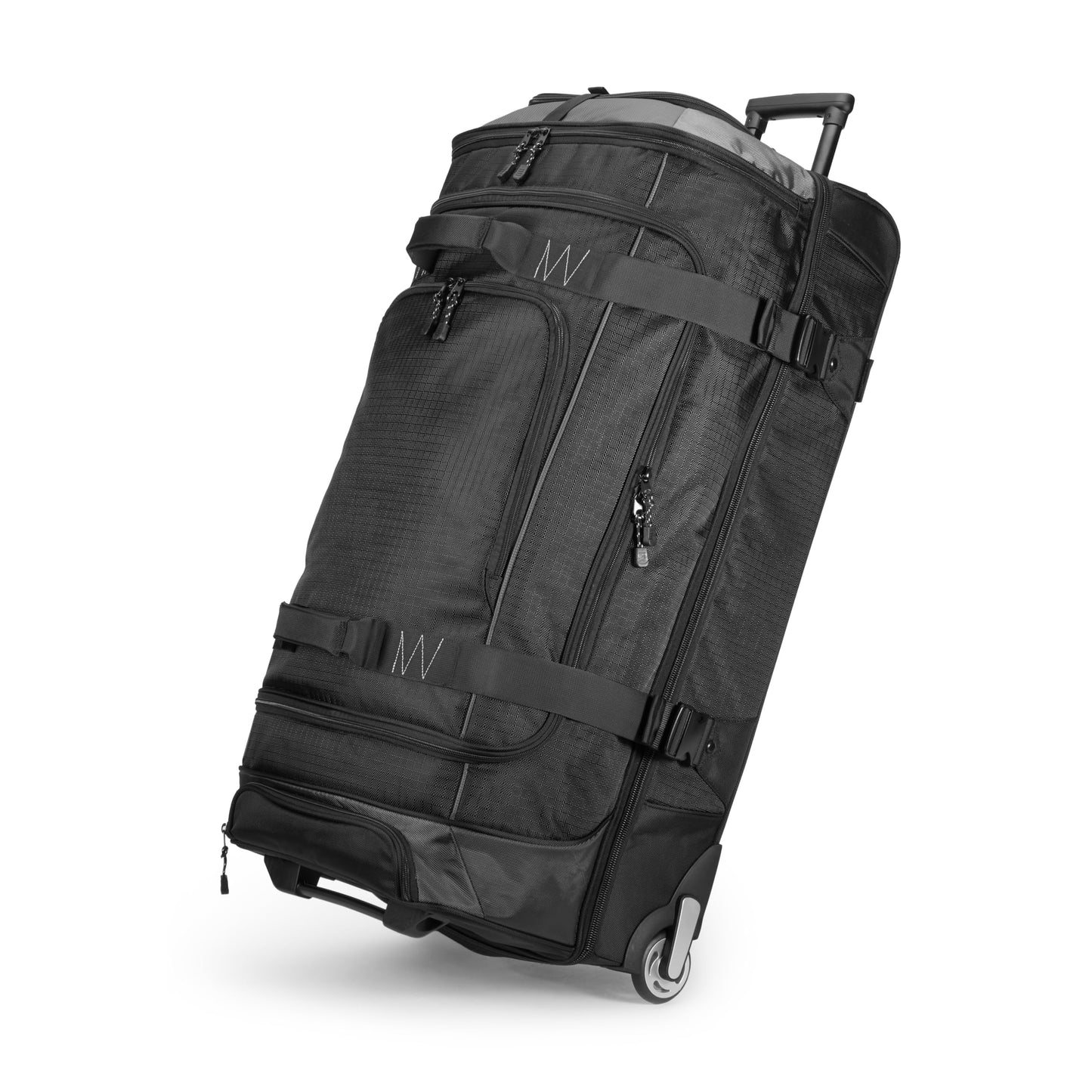 Optima Premium Rolling Duffel Bag - 35" Ripstop Luggage for Travel