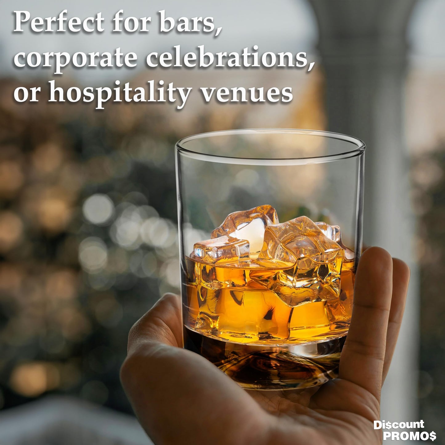 Optima Premium Whiskey Glass Set - 11.5 oz, Pack of 12