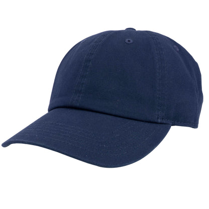 Optima Premium Cotton Baseball Caps - Adjustable Size, 12 Pack