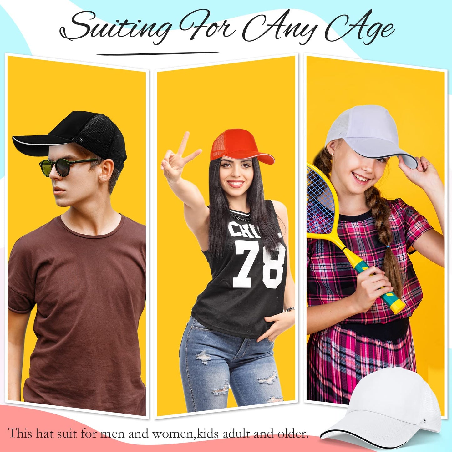 Optima Premium Unisex Sublimation Trucker Hats - 50 Pcs Adjustable