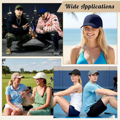 Optima Premium Adjustable Denim Trucker Hat - 36 Pcs Bulk Set