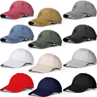 Optima Adjustable Cotton Baseball Caps - 12 Pcs for Outdoor Activities