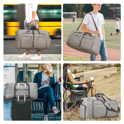 Optima Premium 40L Water-Resistant Duffel Bag with Shoe Compartment