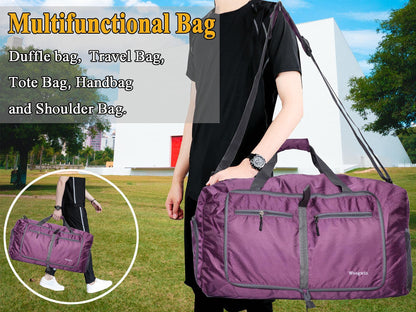 Optima Premium Waterproof 60L Travel Duffel Bag - Foldable & Versatile