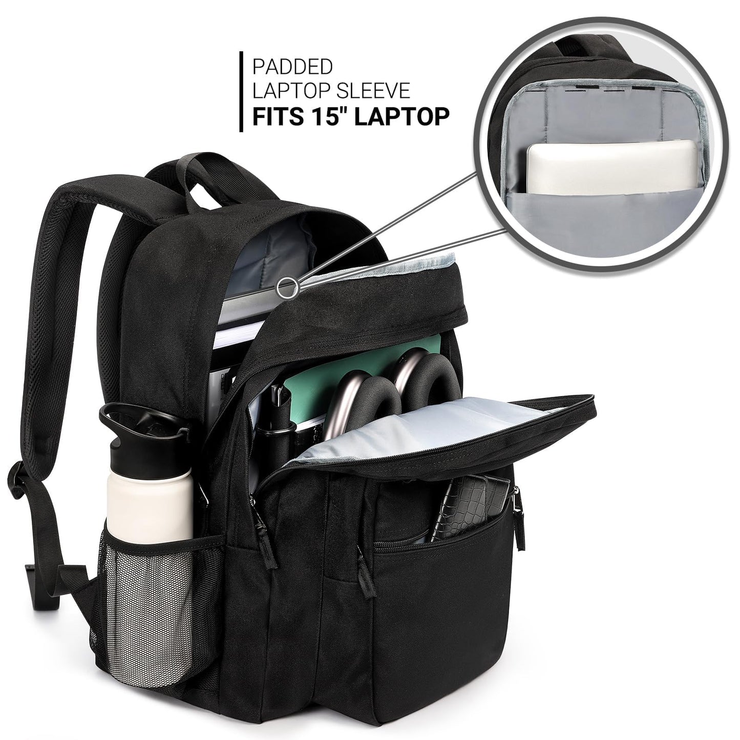 Optima Premium 26L Water-Resistant College Backpack