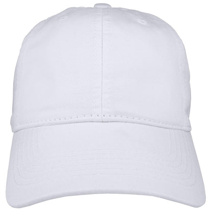 Optima Adjustable Cotton Twill Baseball Cap - Unstructured, Black