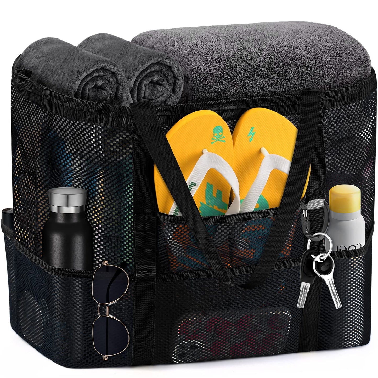 Optima Premium Waterproof Beach Tote Bag - Extra Large, Sandproof