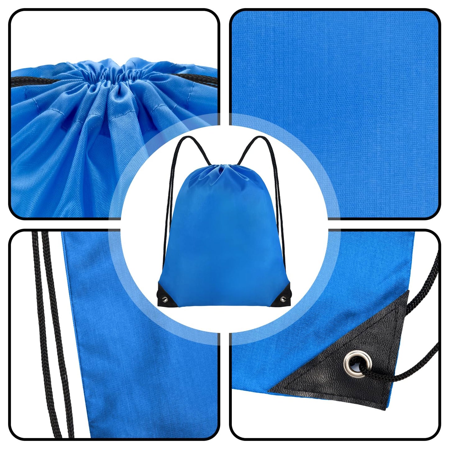 Optima Premium Drawstring Backpack - 42 Pcs, 14 Vibrant Colors