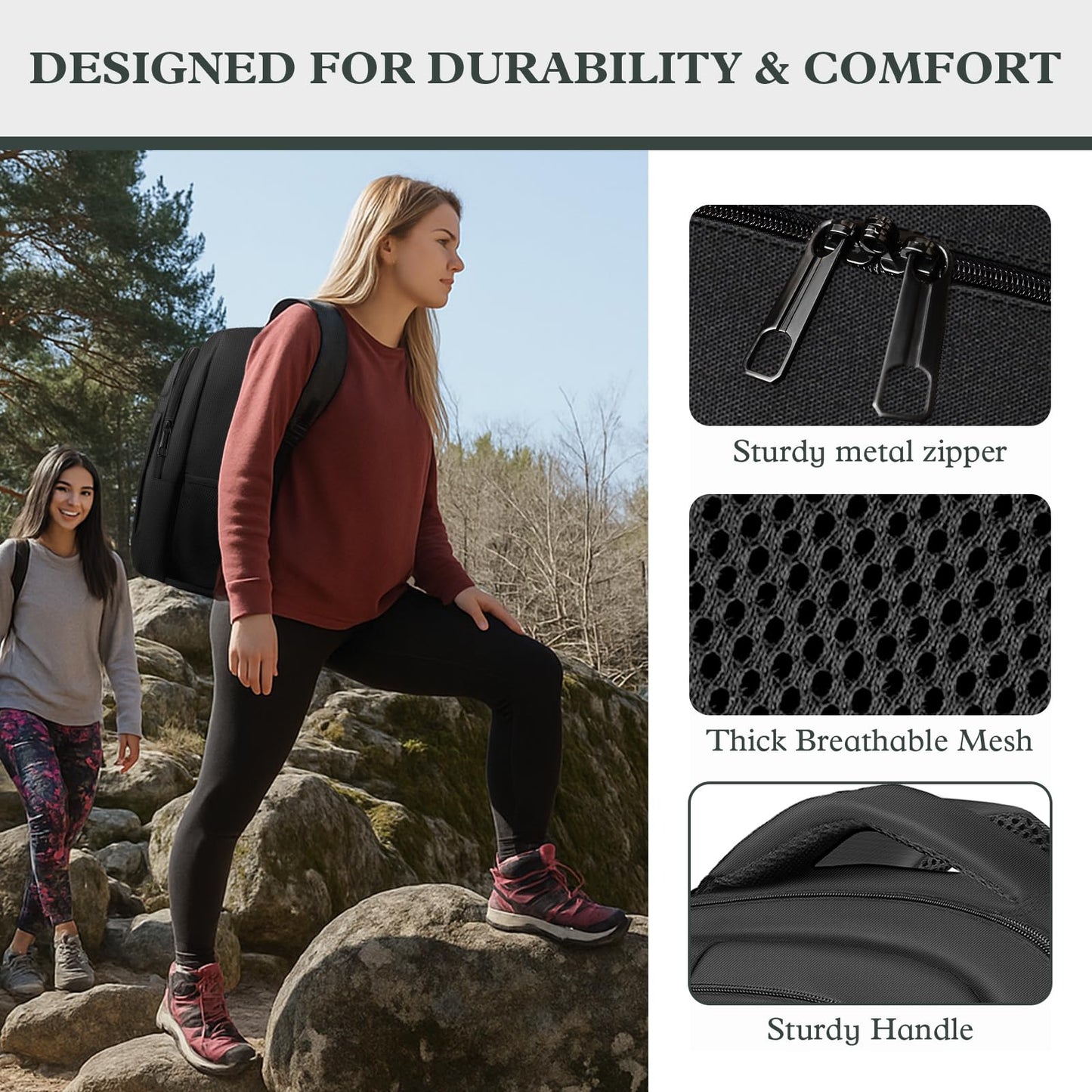 Optima Premium Anti-Theft Travel Laptop Backpack - 17.3 Inch