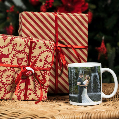 Optima Customizable 11oz Coffee Mug - Personalized Photo & Text Print