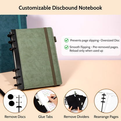 Optima Premium Hardcover Spiral Journal - 224 Pages, 6.3 x 8.7
