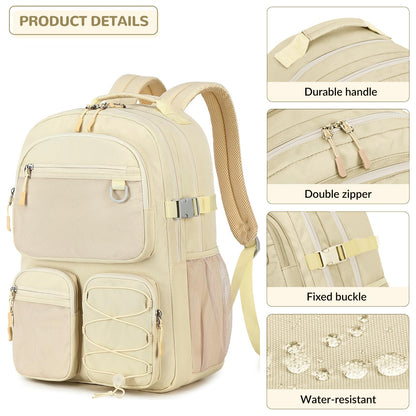 Optima Travel Multi-Pocket Backpack - 15.6" Laptop Compartment