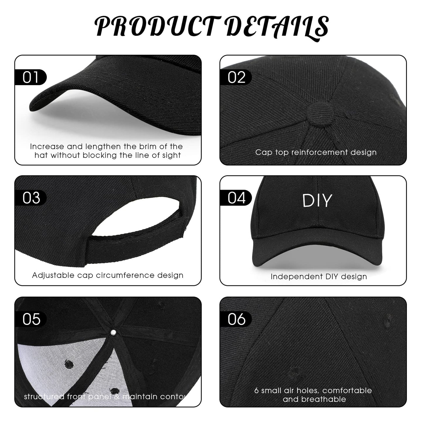 Optima Premium Adjustable Denim Dad Hats - 36 Pack for Outdoor Activities