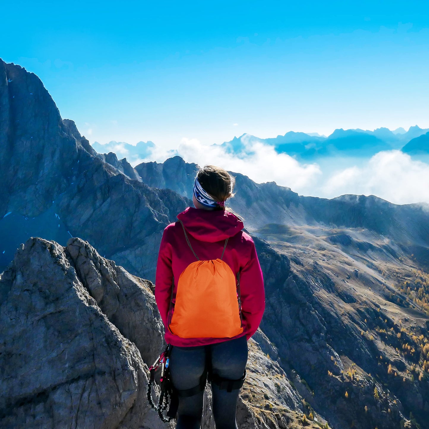 Optima Versatile Drawstring Backpack - 20 Vibrant Colors