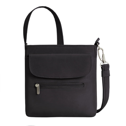Optima Anti-Theft Mini Shoulder Bag - Black, Compact & Secure