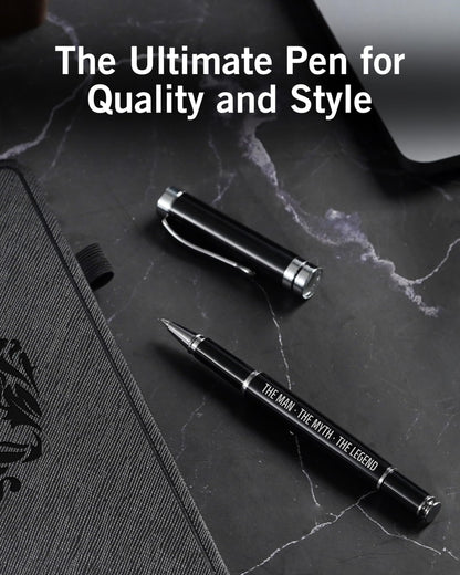 Optima Premium Leather A5 Notebook - Personalized Travel Journal