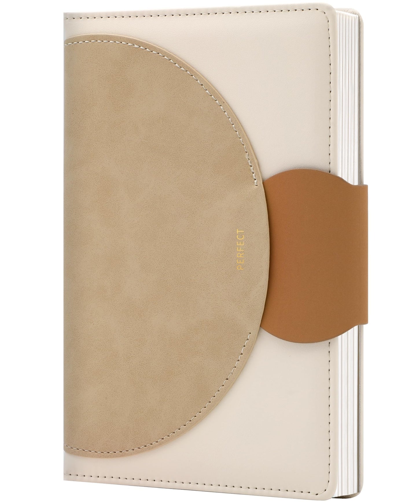 Optima Premium Leather A5 Journal - 100GSM, Buckle Closure