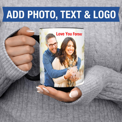 Optima Custom Ceramic Coffee Mug - 15oz Personalized Gift