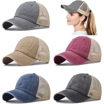 Optima Vintage Washed Baseball Cap - Distressed Dad Hat, Unisex