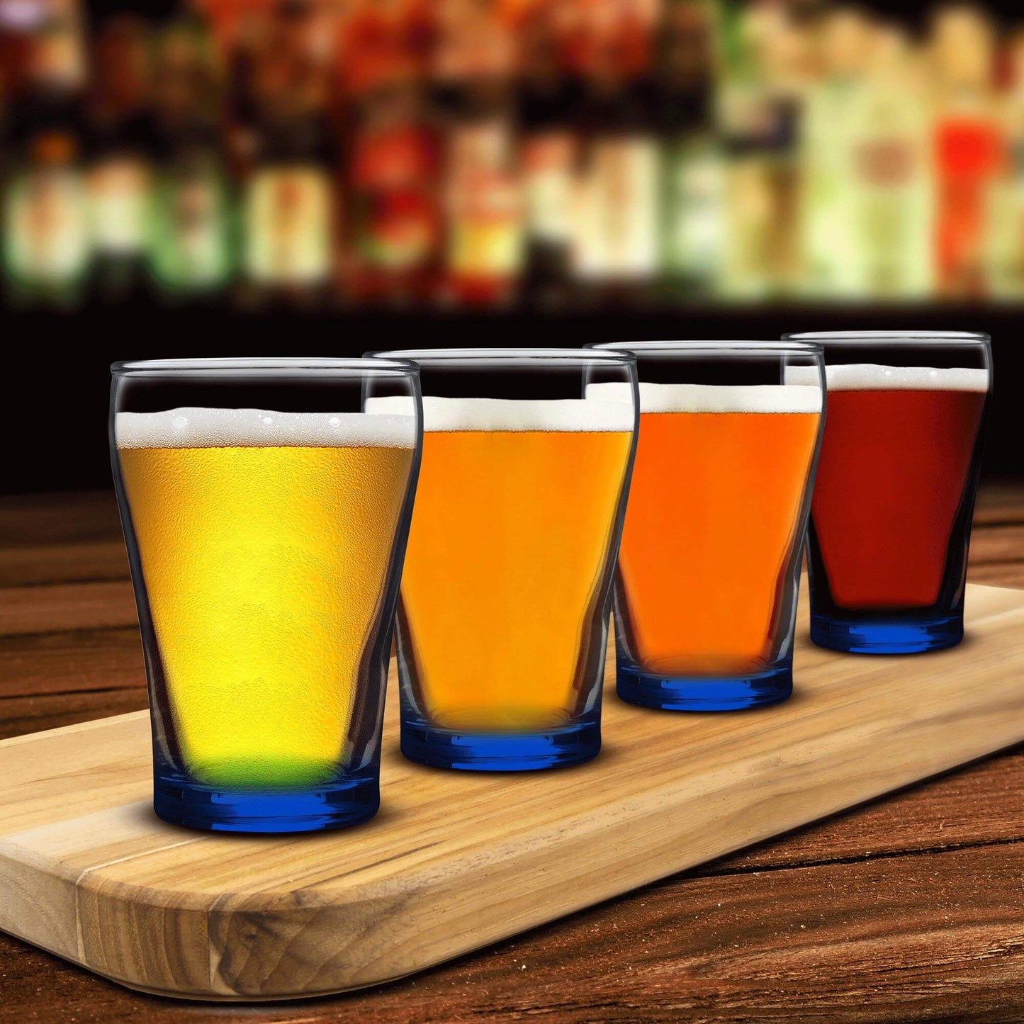 Optima Premium Beer Tasting Glass Set - 10 x 5.5 oz. Samplers