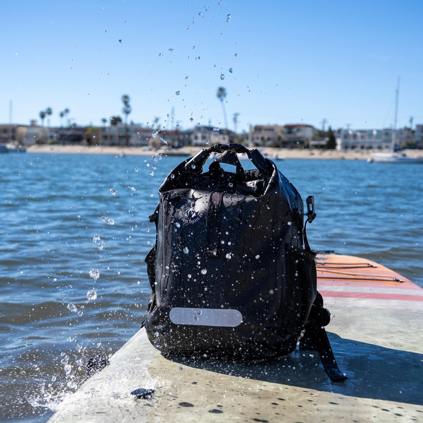 Optima Waterproof Surf Backpack - 25L Heavy Duty with Laptop Sleeve