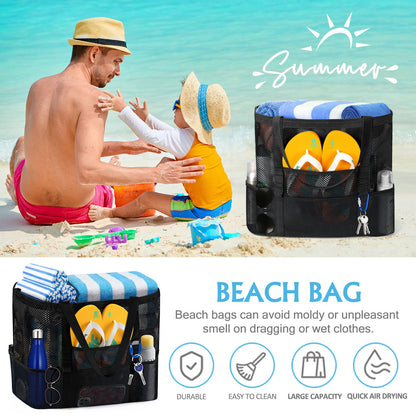 Optima Premium Waterproof Beach Tote Bag - Extra Large, Sandproof